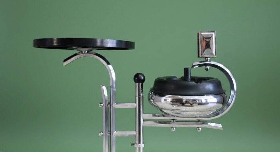 smoker's stand Art Deco by Demeyere