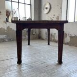 Solid oak farmhouse table 185cm