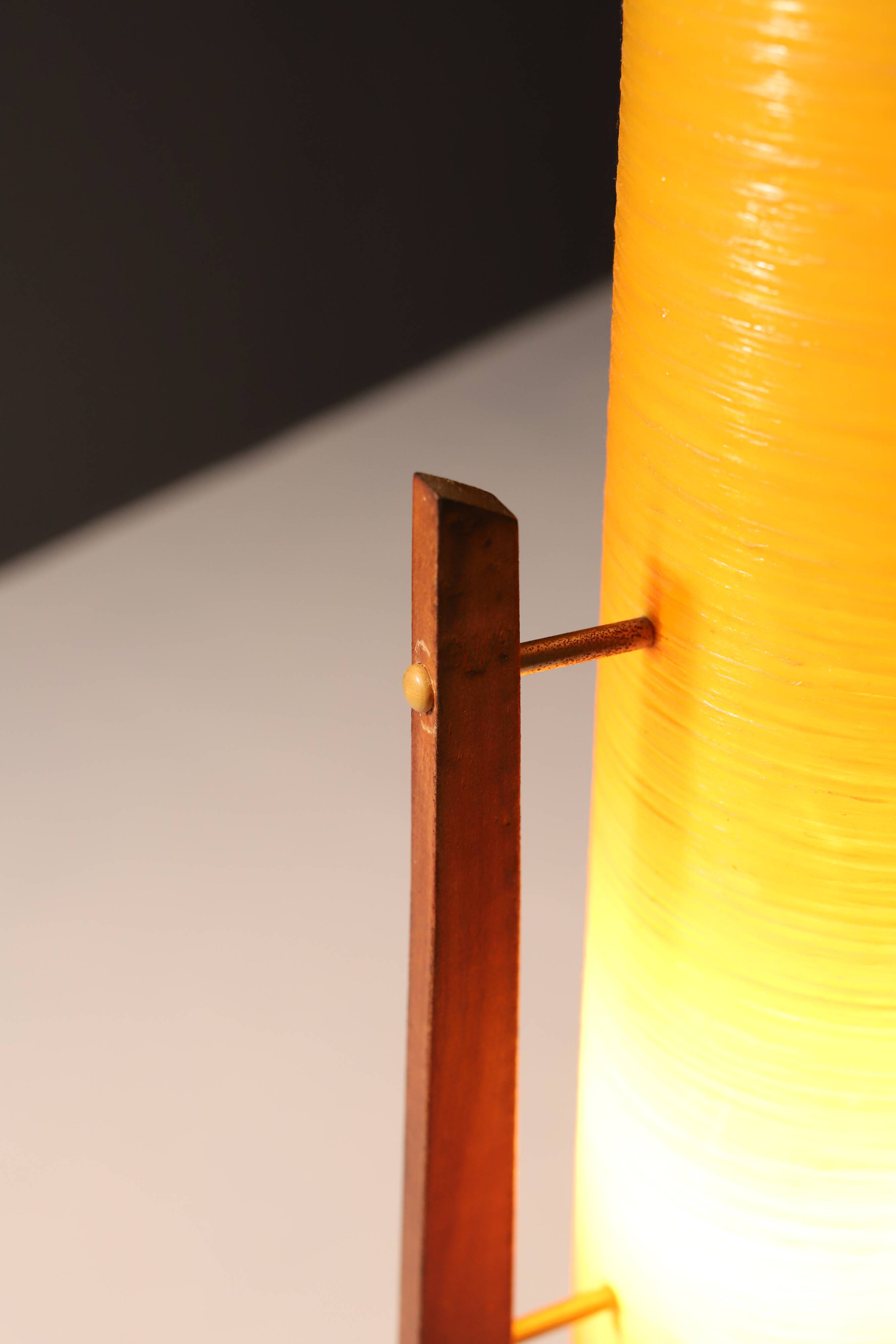 Lampadaire Rocket en fibre de verre du milieu du siècle, années 1960, Tchécoslovaquie