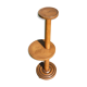 Column vintage wooden plants holder