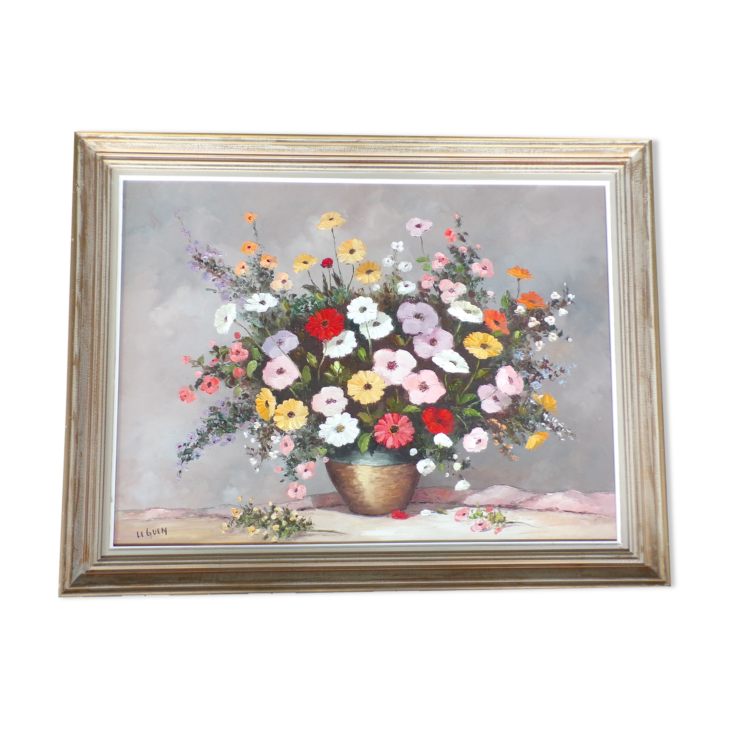 Bouquet painting 72X93 cm