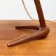 Mid-century Dornstab table lamp in teak by A. Pöll for Kalmar