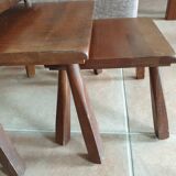 Brutalist trundle table