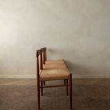 Chaises de salle à manger vintage en teck danois par H.W. Klein pour Bramin, années 1960, ensemble de 3