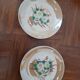 Miniature porcelain tea service with painted flowers - play food