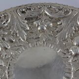 Silver fruit bowl