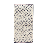 Carpet berbere beni ouarain vintage 110x235 cm