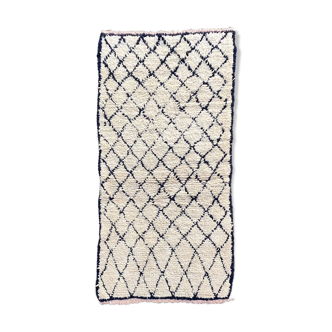 Carpet berbere beni ouarain vintage 110x235 cm
