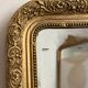 Old mirror louis Philippe gilded carved fireplace