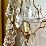Pendant chandelier with crystal tassels