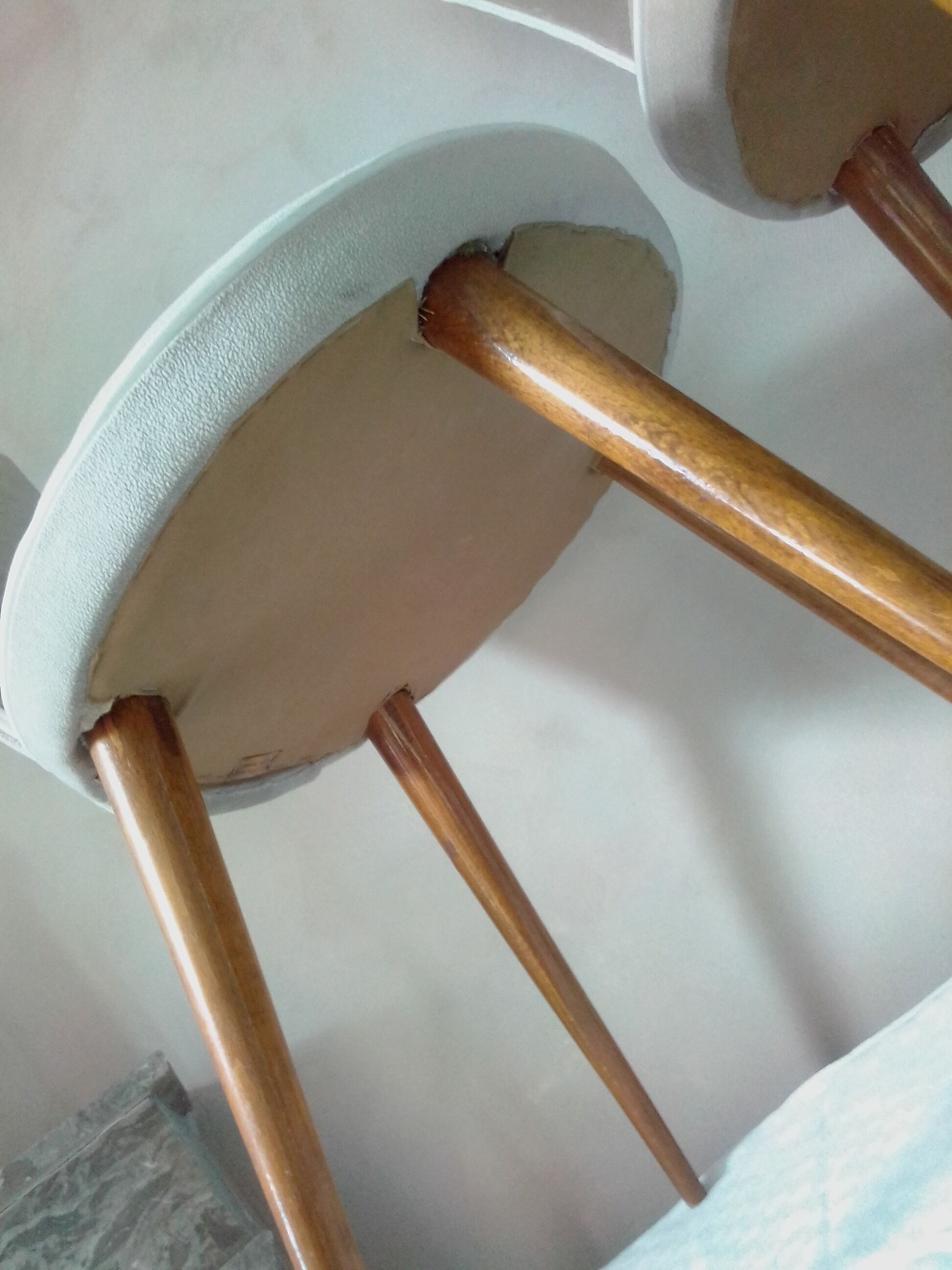 2 cocktail chairs 50s