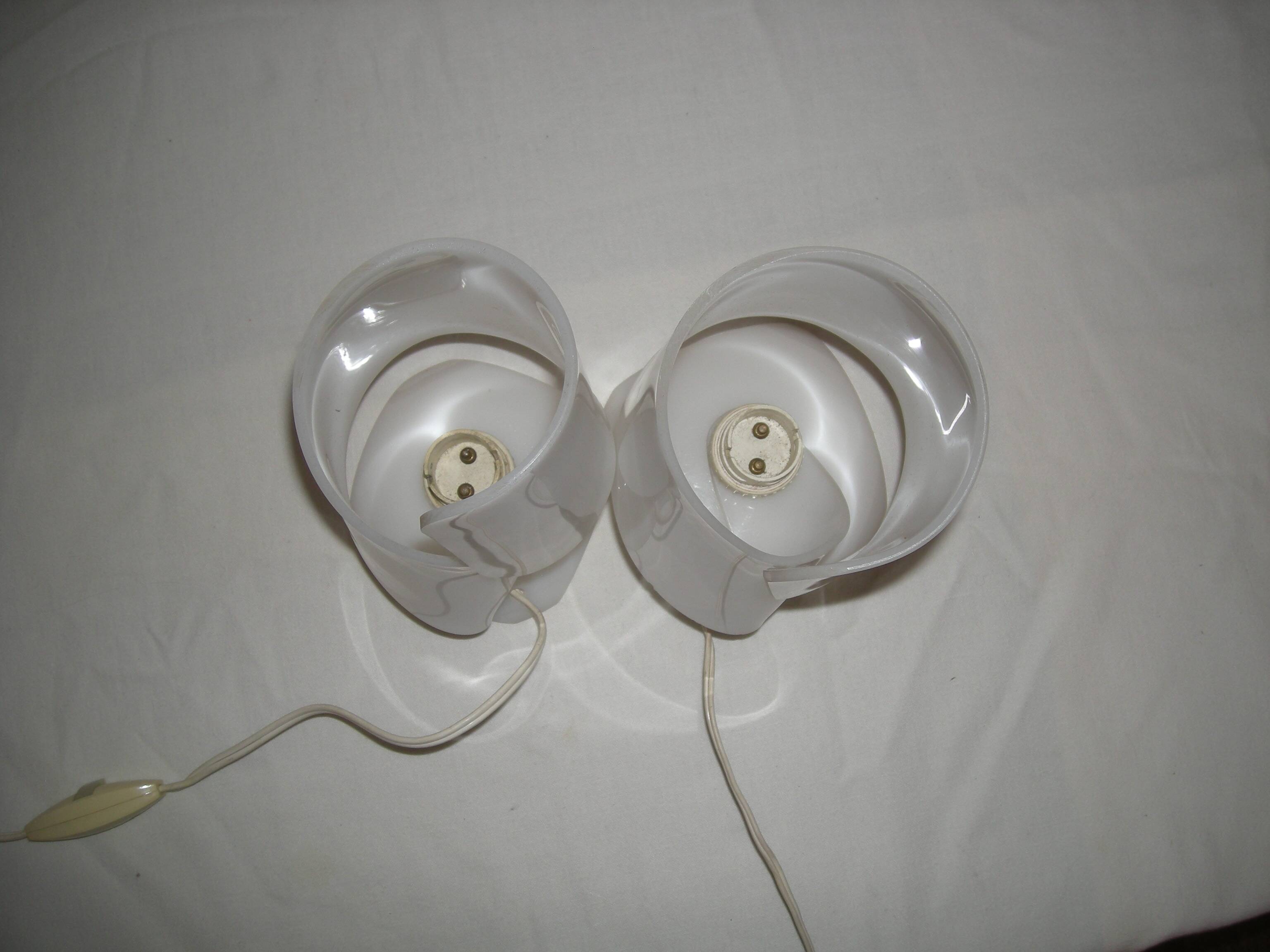 paire de lampe de chevet des années 50