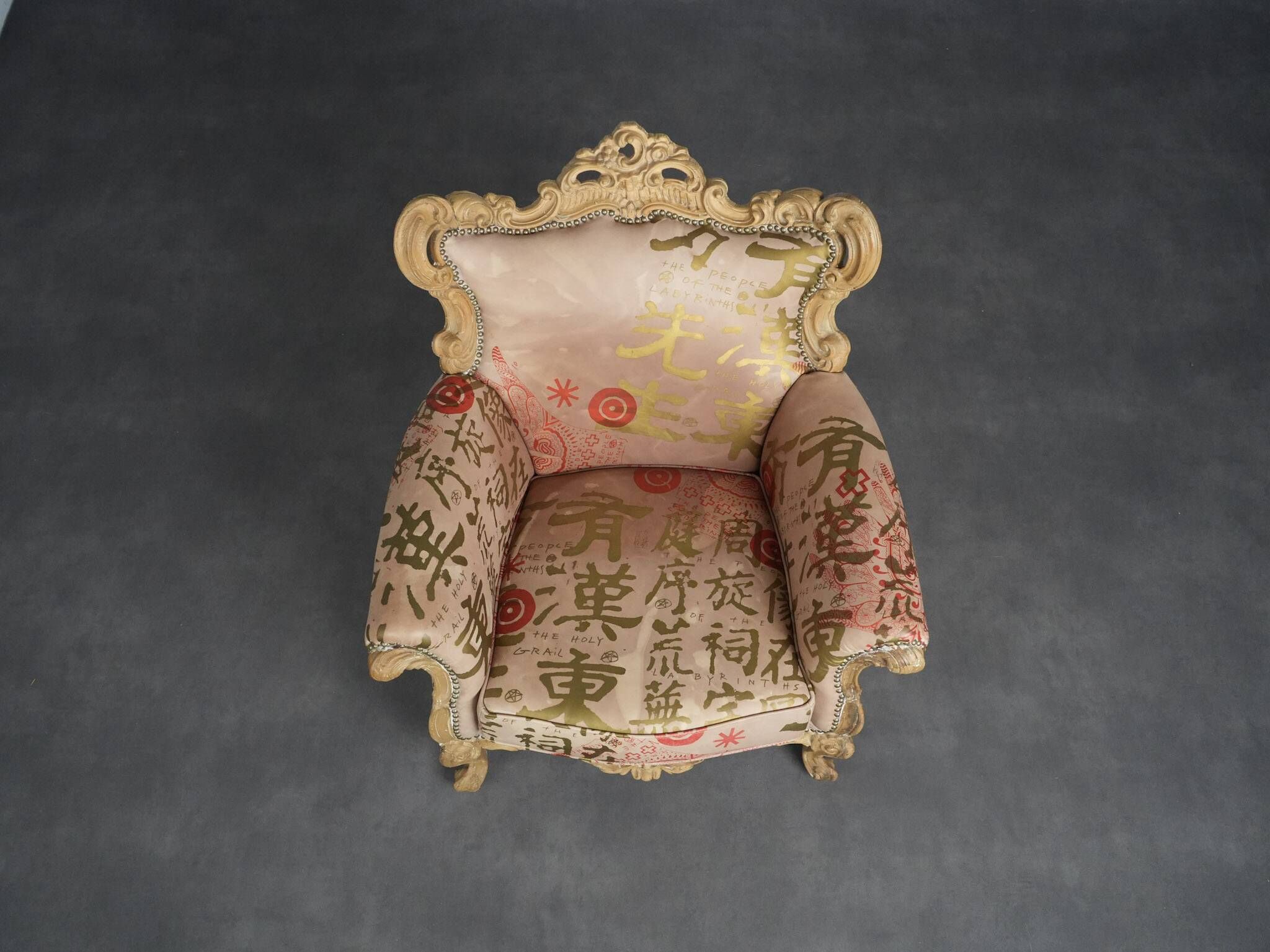 Pair of Baroque armchairs by The People of the Labyrinths, Netherlands, 2000s