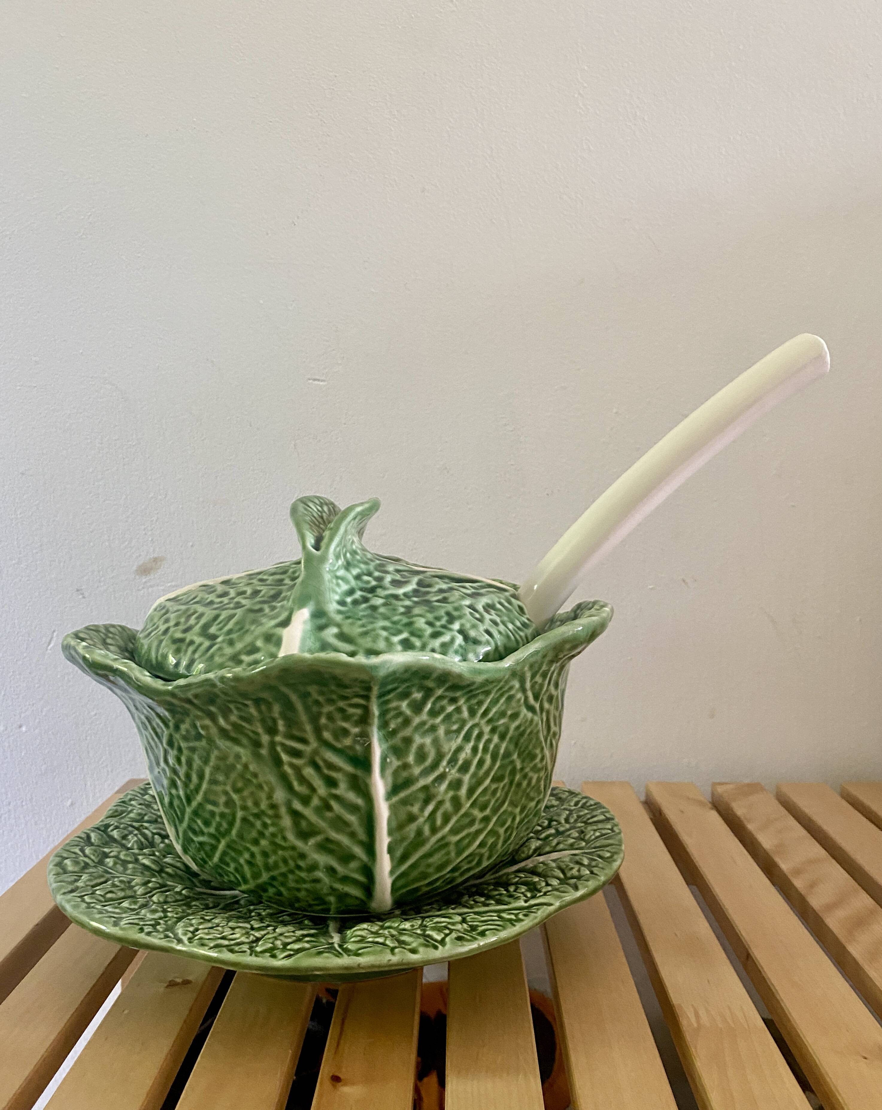 Vintage ceramic cabbage tureen