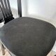 Set of 4 Vintage Black Wooden Dining Chairs: STOL Kamnik, 70s, Yugoslavia