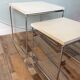 Pair of vintage pull-out tables from the 70s