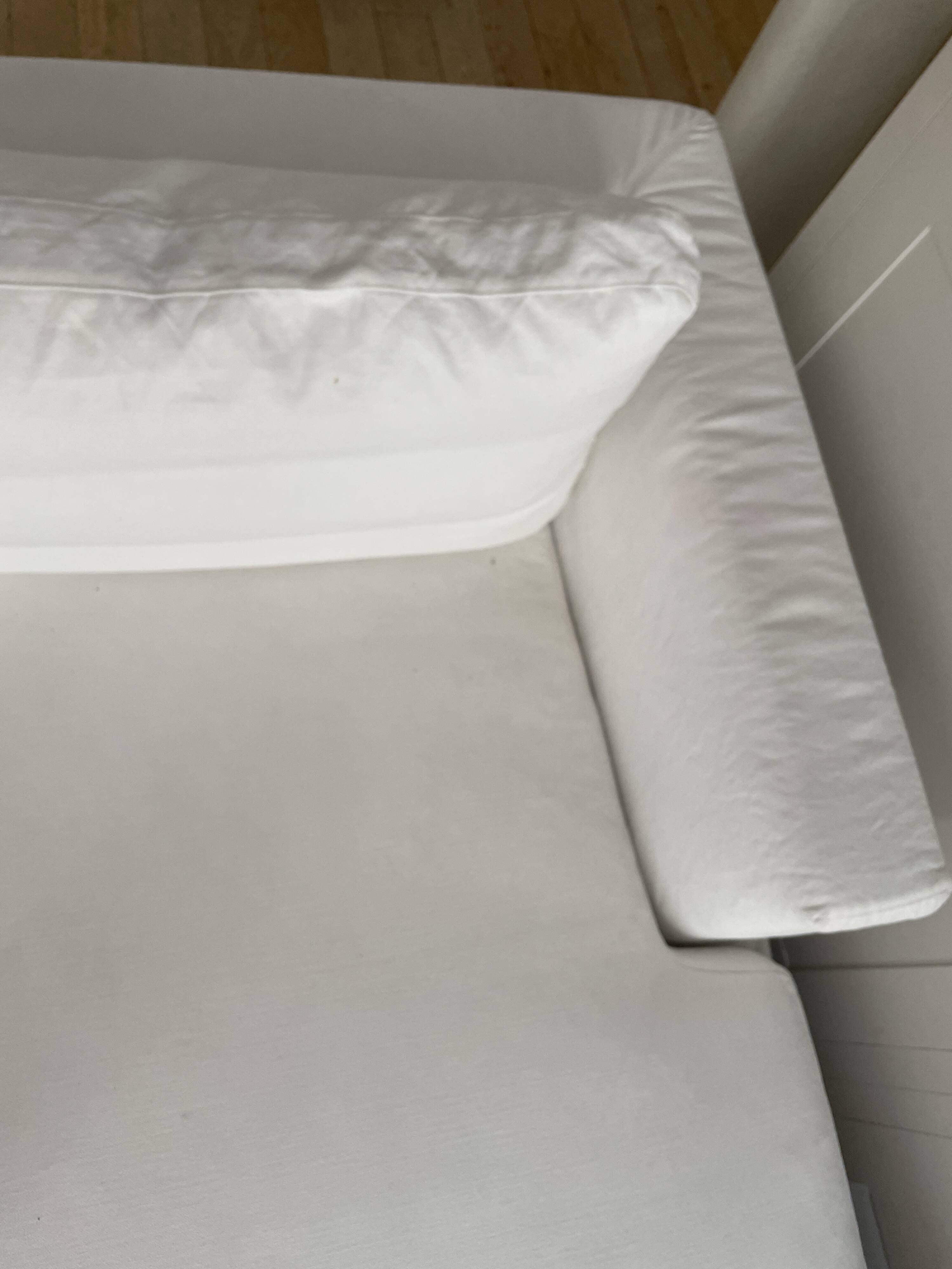 Méridienne en coton blanc Karma