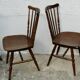 Set of 9 Vintage Scandinavian Bistro Chairs 1960