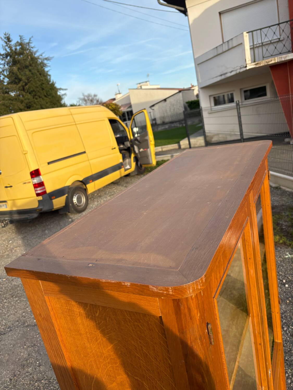 Glass cabinet / School display cabinet 1950