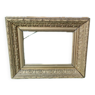 Old gilded frame