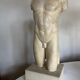 Buste d'Héraclès nu en plâtre XXXL Le Louvre
