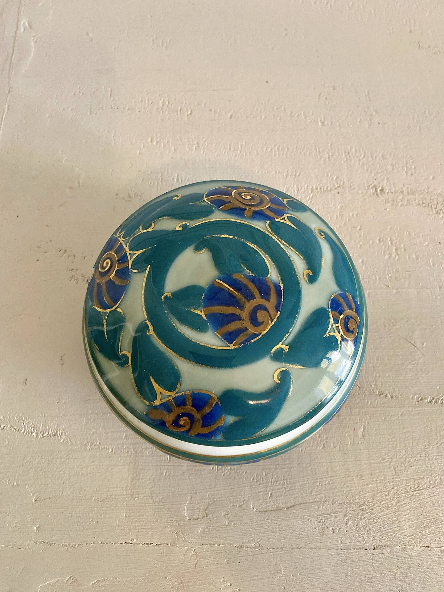 Art Deco bonbonnière by Camille Tharaud from Limoges.