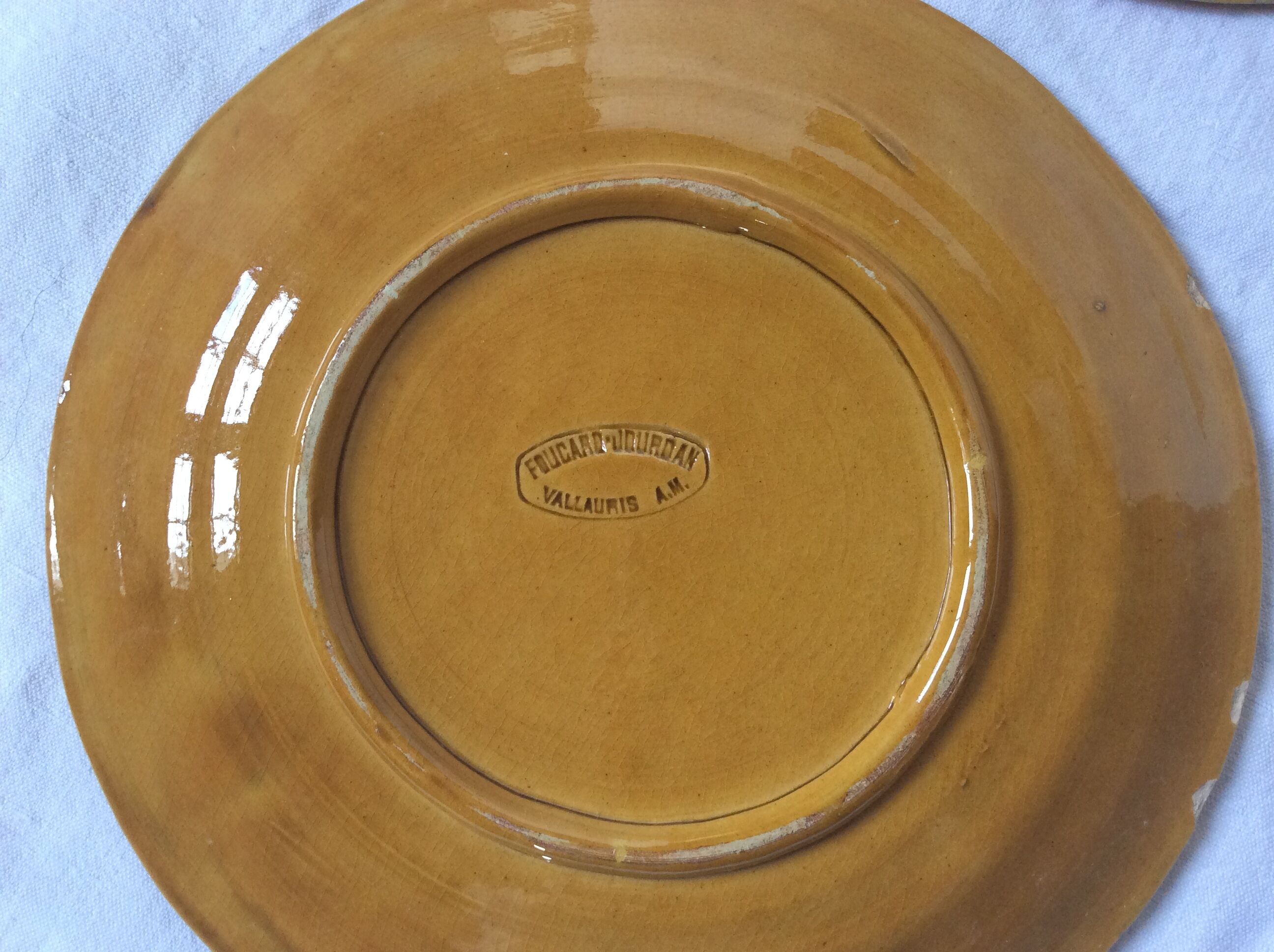 6 vintage Vallauris plates