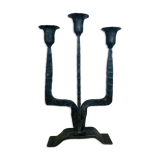 Brutalist wrought iron chandelier