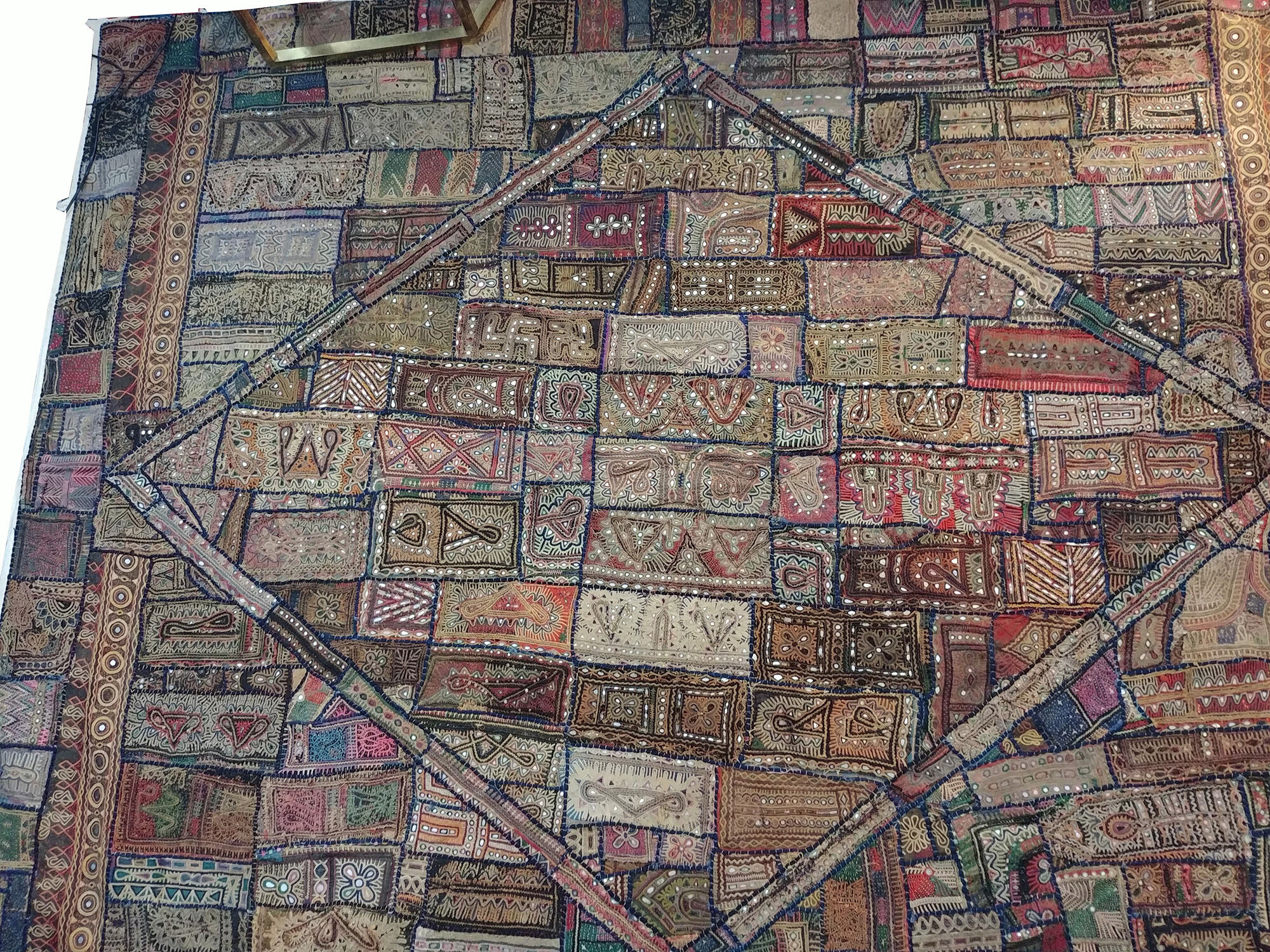 old patchwork Kutch, Gujarat, India - 190x240cm