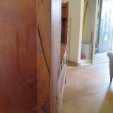 Antique trunk bench - Louis Philippe style - trunk seat - solid wood