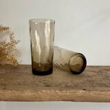 6 LUMINARC France smoked glasses