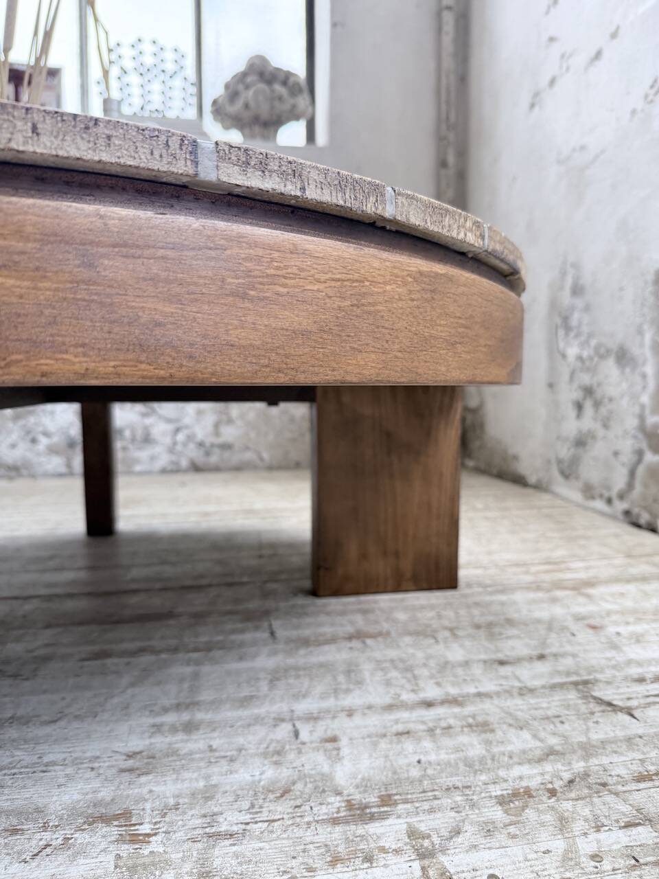 Table basse Roger Capron « grain de café »