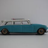 Vintage tin model car, Citroën DS station wagon, 1960s.