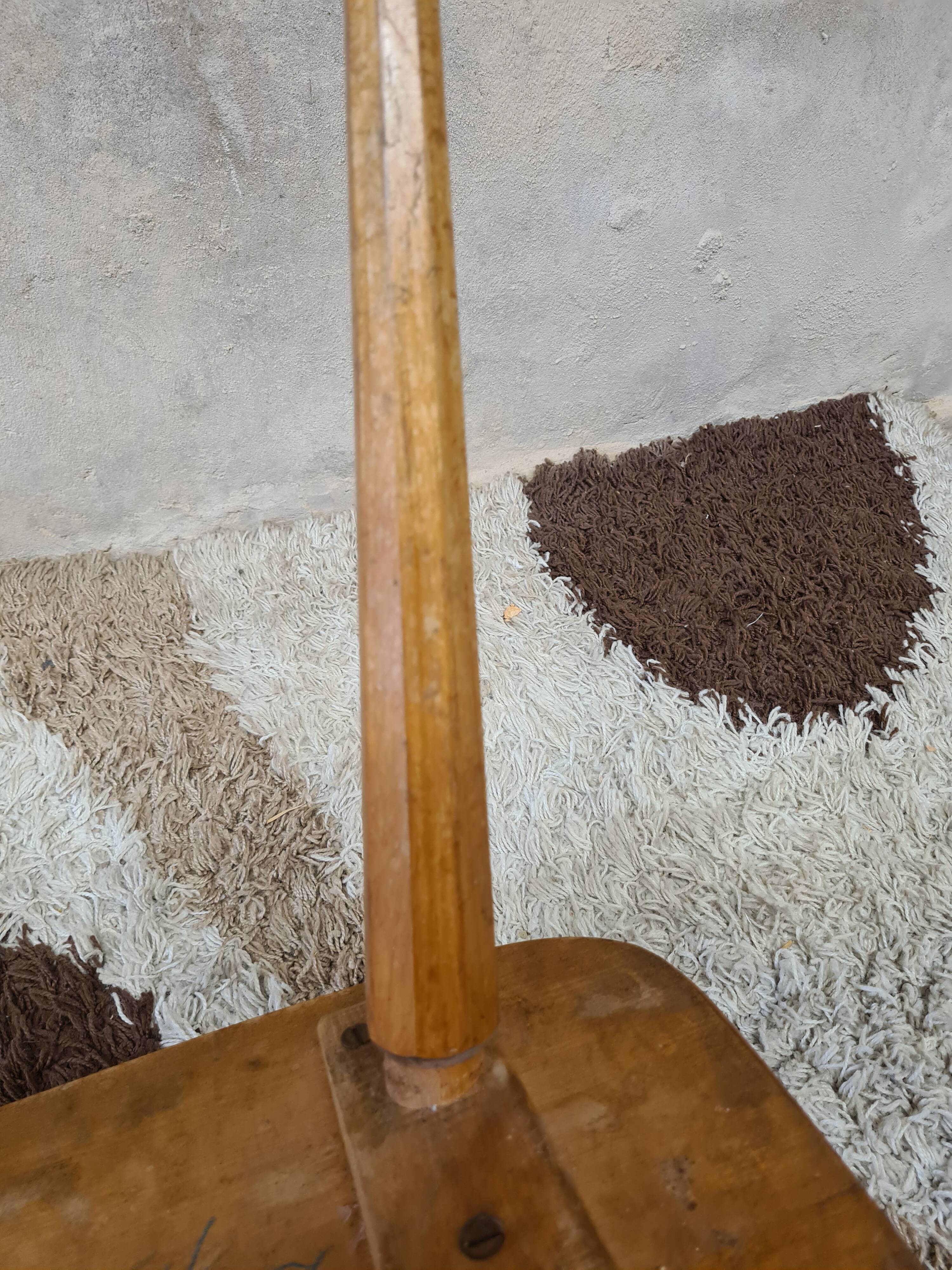 Brutalist wooden chair 1960