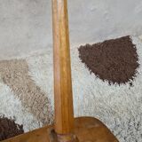 Brutalist wooden chair 1960