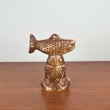 Decorative fish holder in studio pottery by Haico Nitzsche for Søholm, 1960s.
