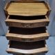 Pair of Louis XV style bedside tables in solid wood