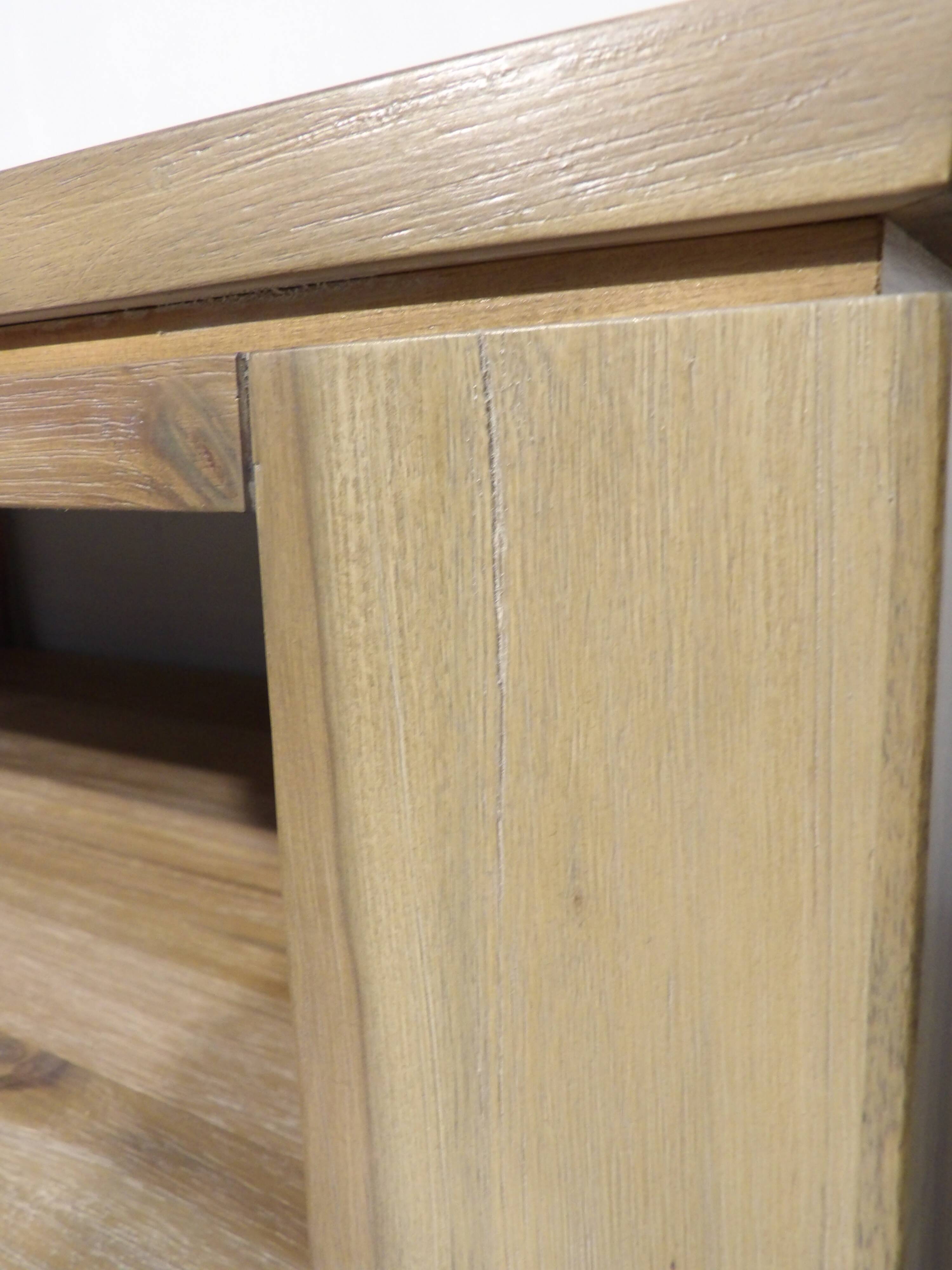 Modern style wooden coffee table, low shelf