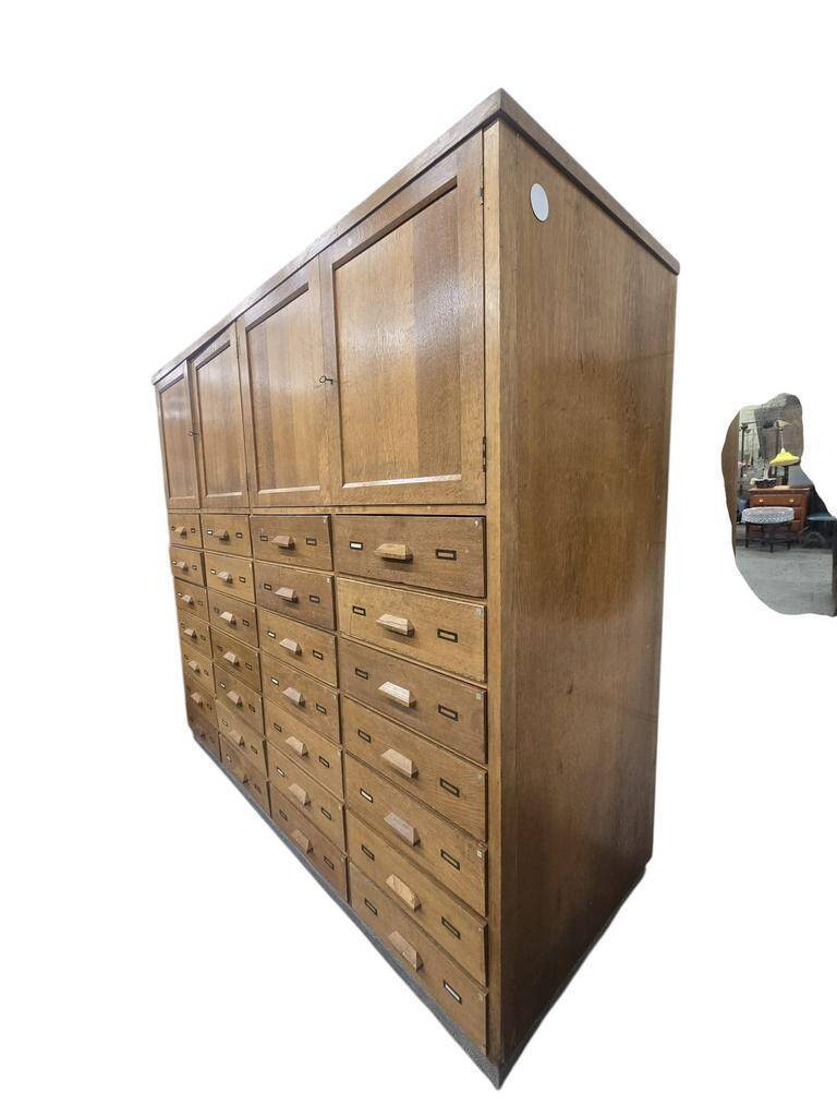 Large vintage industrial XL drawer cabinet / cabinet / plan cabinet
