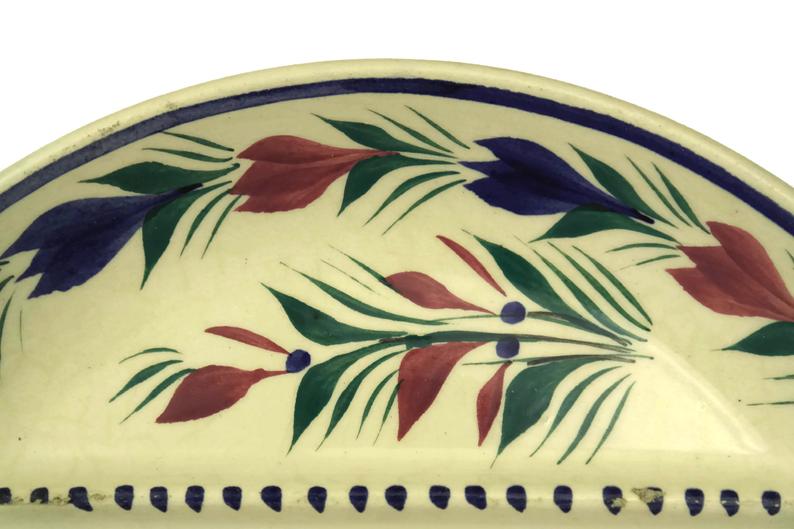 Quimper pottery asparagus plate