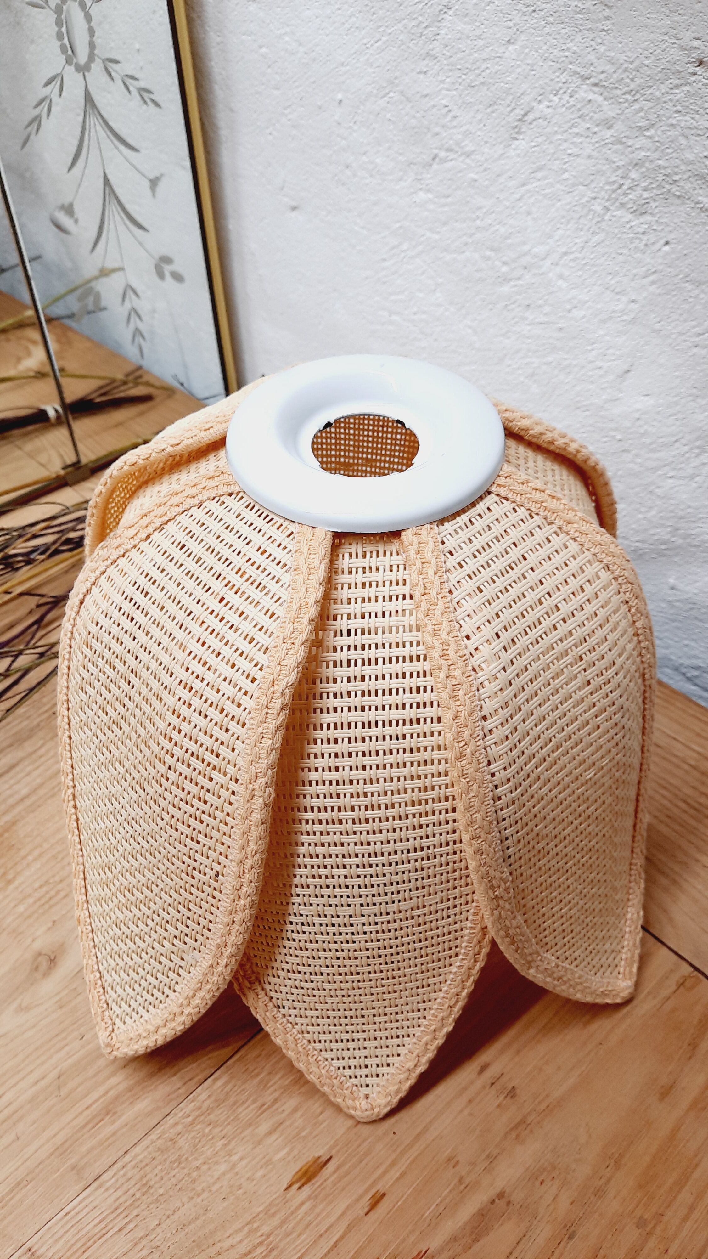 Vintage flower lampshade