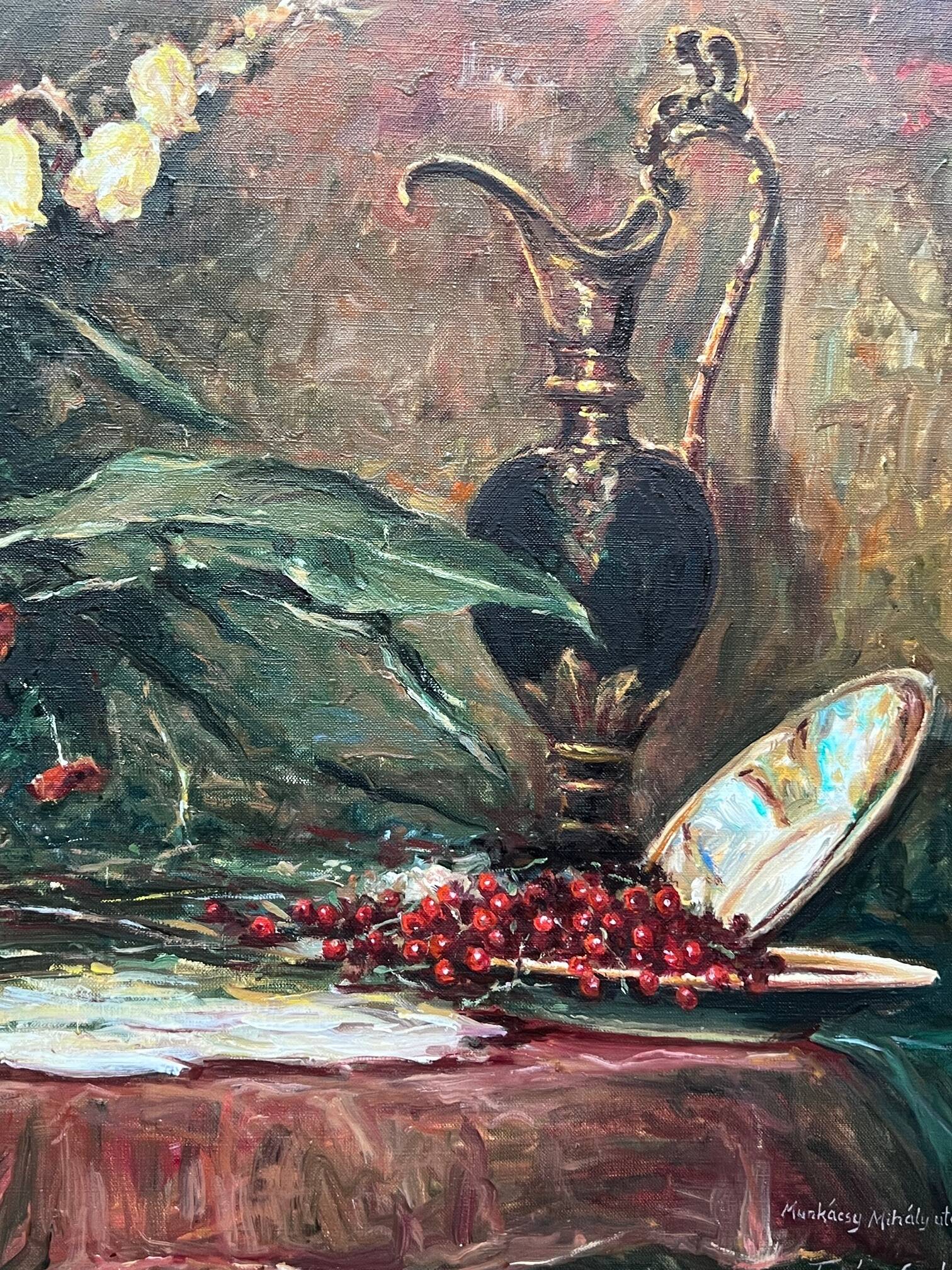 Gyula Takács (1905–2002). Still life with flowers.