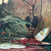 Gyula Takács (1905–2002). Still life with flowers.