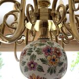 Large Dutch 8-branch chandelier