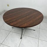 Vintage round coffee table rosewood