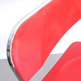 Red Plia chair Giancarlo Piretti Anonima Castelli