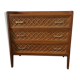 Commode en rotin années 50