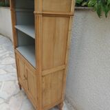 Beautifully crafted Louis XVI style bookcase in wood.