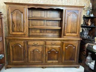 4-door walnut dresser