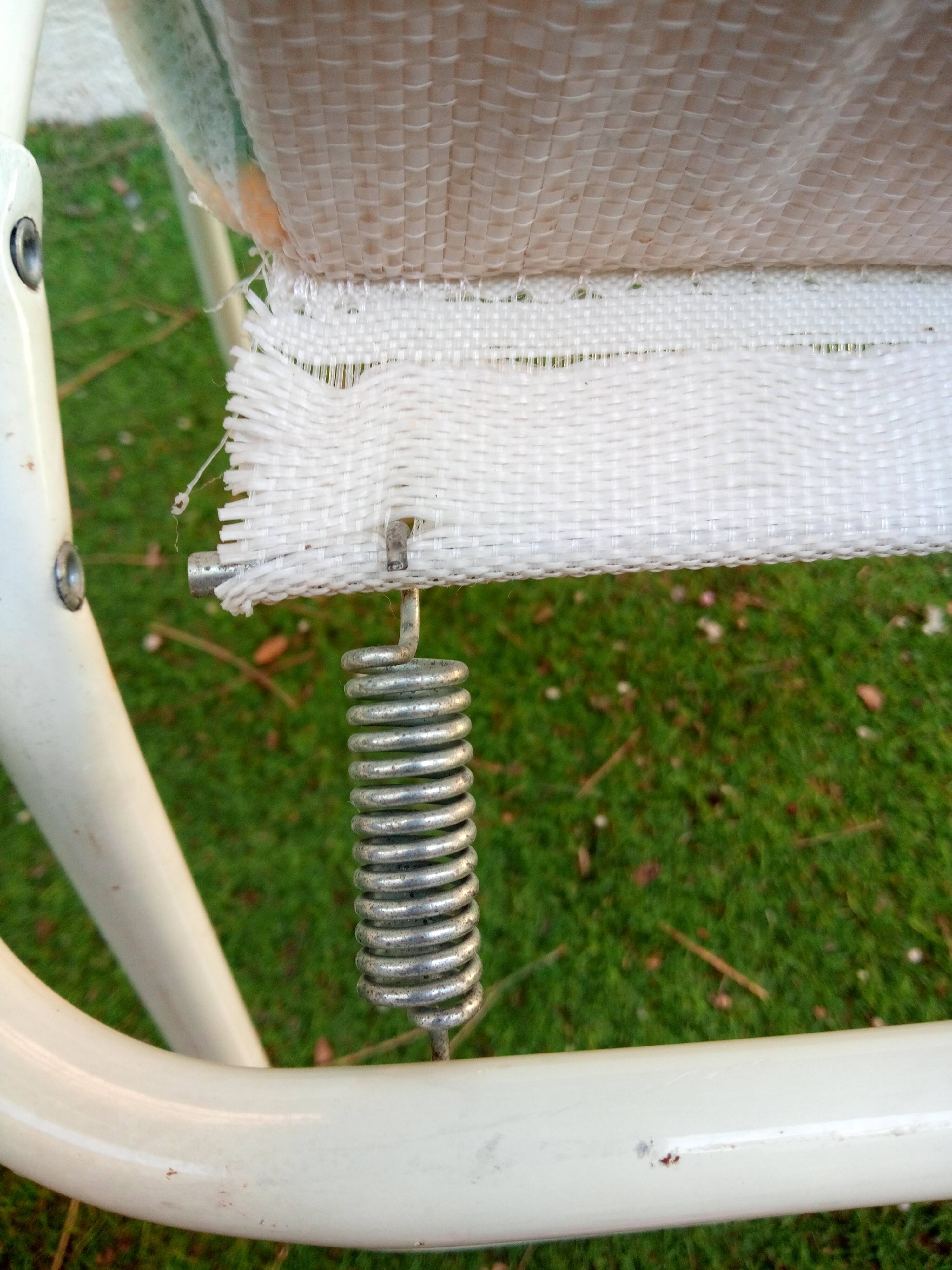 Vintage folding camping chair from the 80s